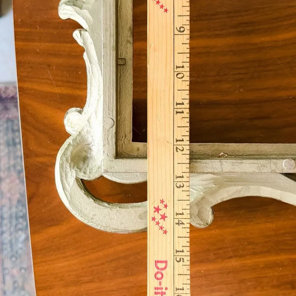 Vintage Italian Florentine Wall Mirror Frame w/ Original Backing No Mirror